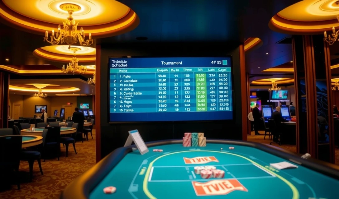 Programme de tournois de poker