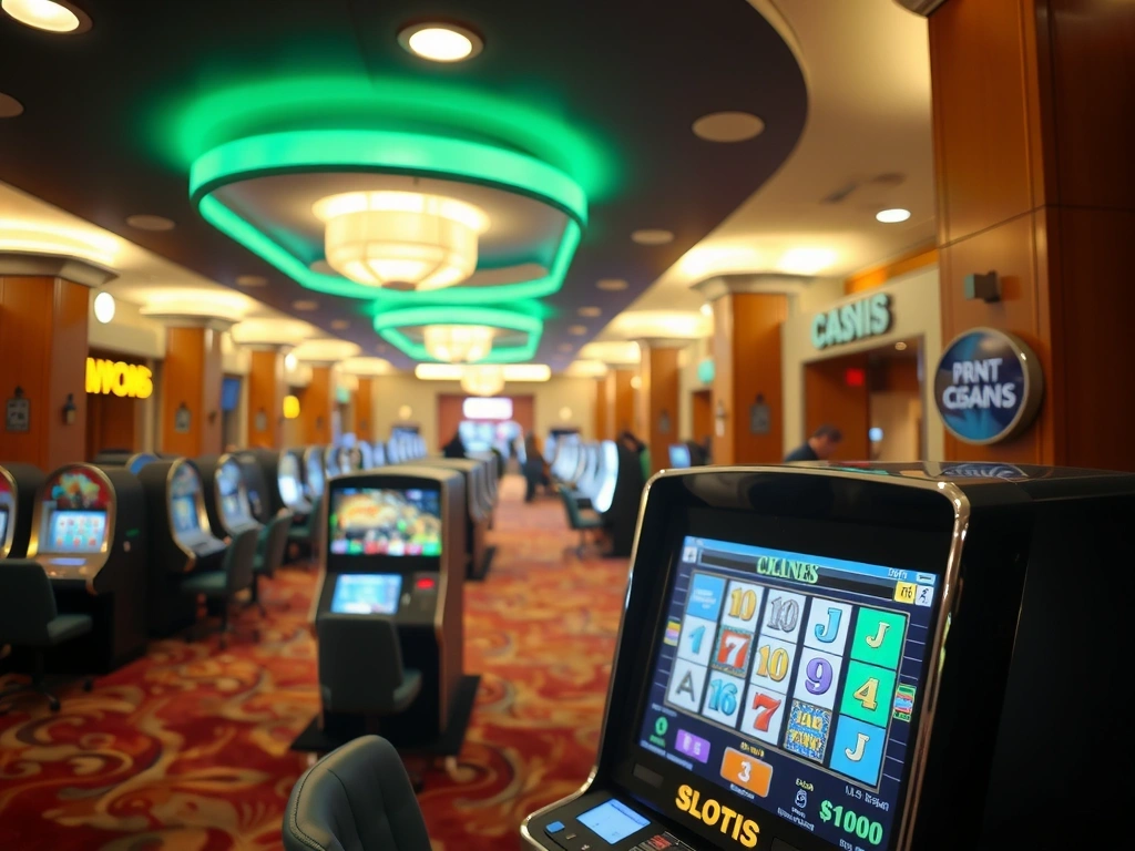 Machine à sous moderne